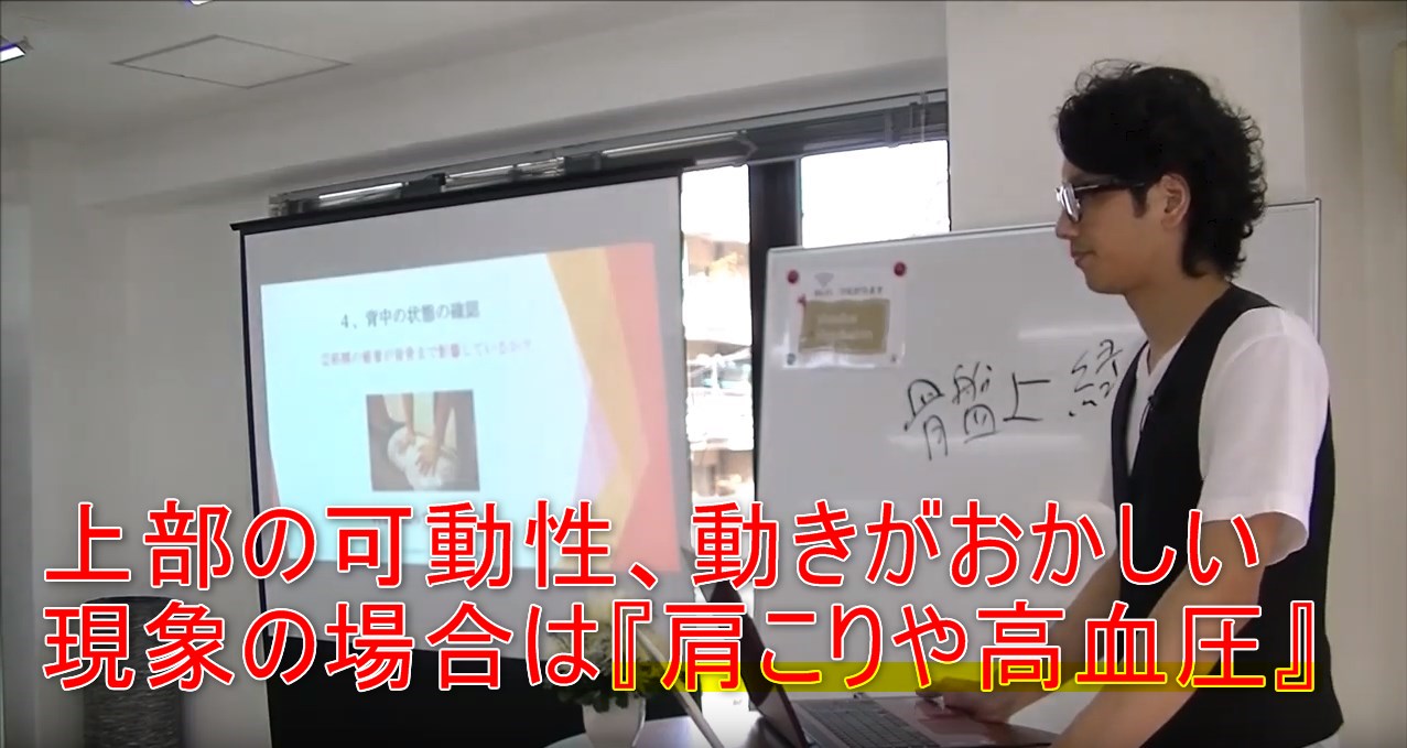 42-03_上部の可動性、動きがおかしい現象の場合は『肩こりや高血圧』