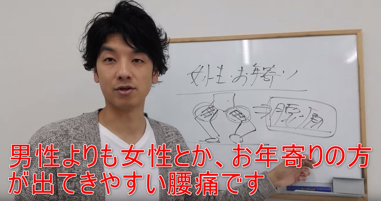 55-07_男性よりも女性とか、お年寄りの方が出てきやすい腰痛です