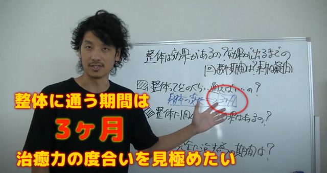 整体に通う期間は?治癒力の度合いを見極めるための3ヶ月