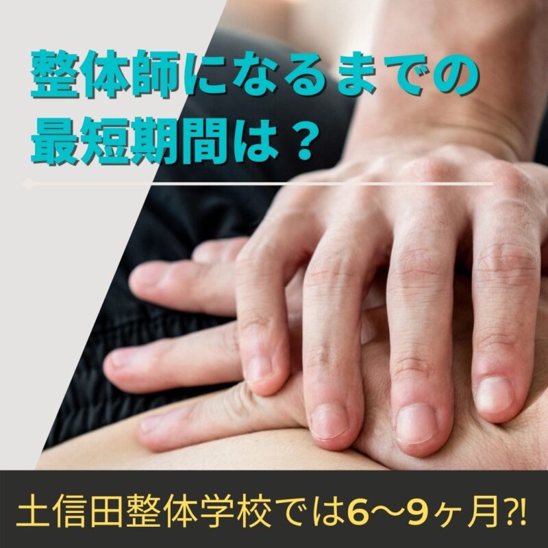未経験の父親と父の部下24歳が整体師になるまでの期間